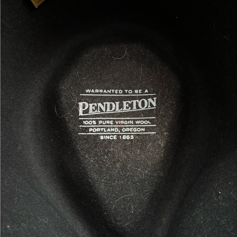 Vintage Pendleton Black Wool Hat - image 3